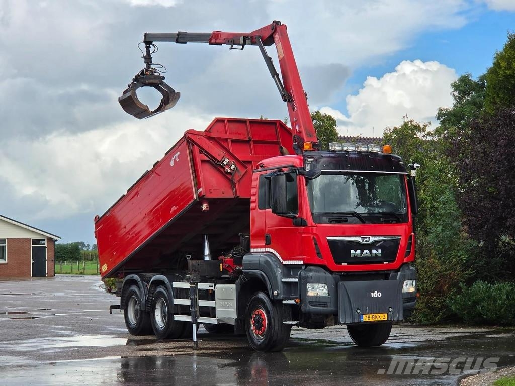 MAN TGS 420 !!6X6!! Z-CRANE TIPPER NL TRUCK TOP!! Kiperi kamioni