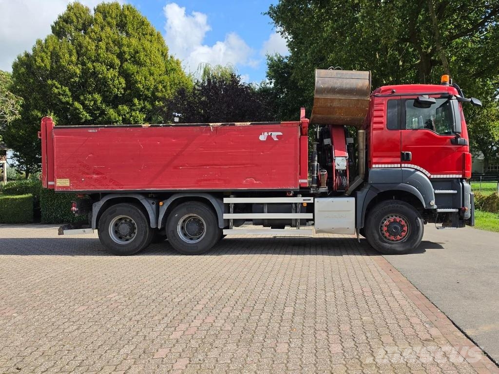 MAN TGS 420 !!6X6!! Z-CRANE TIPPER NL TRUCK TOP!! Kiperi kamioni
