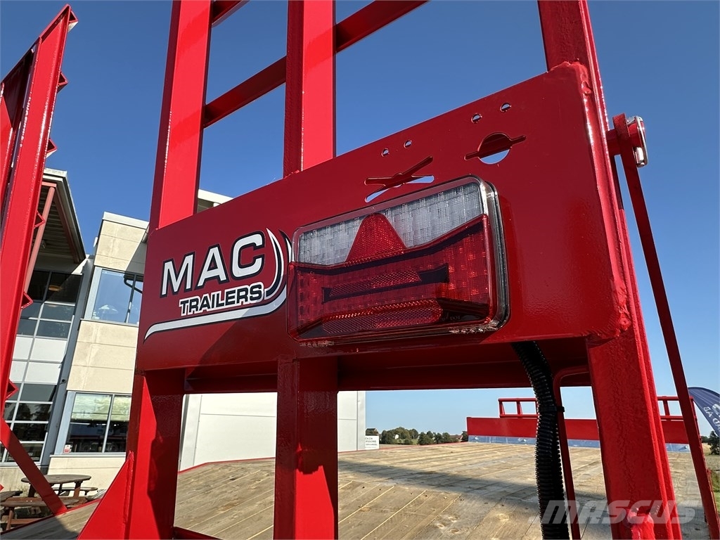 MAC 2 Axlad maskintrailer Góndola de cama rebajada