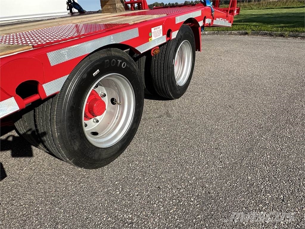 MAC 2 Axlad maskintrailer Góndola de cama rebajada