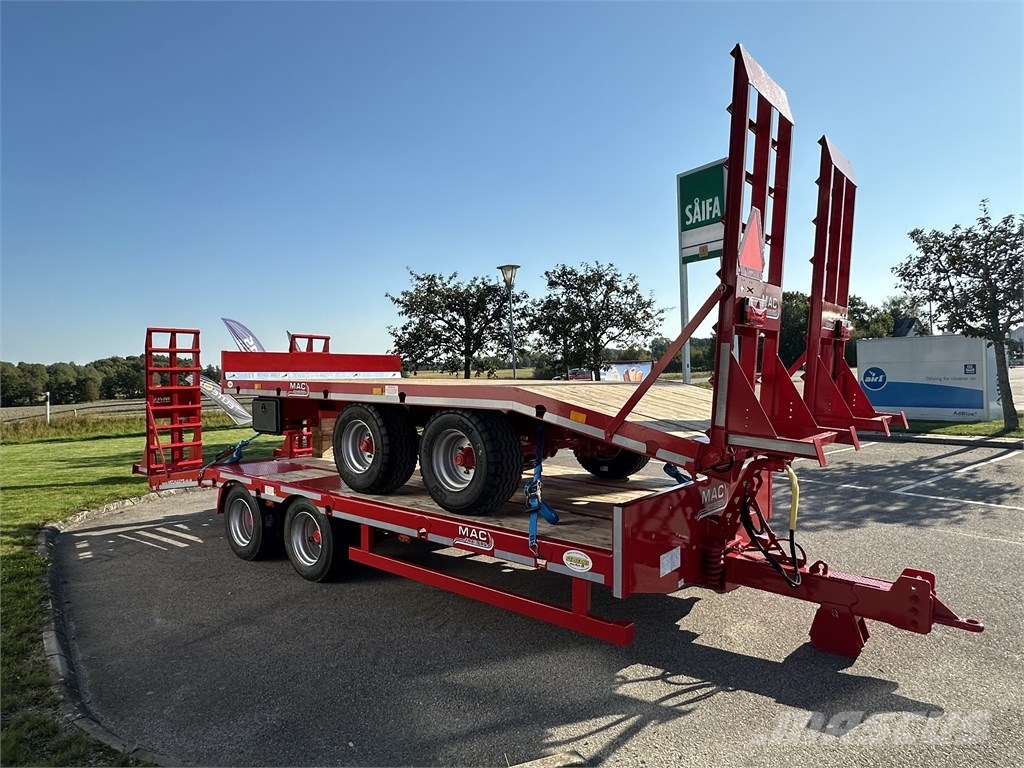 MAC 2 Axlad maskintrailer Góndola de cama rebajada
