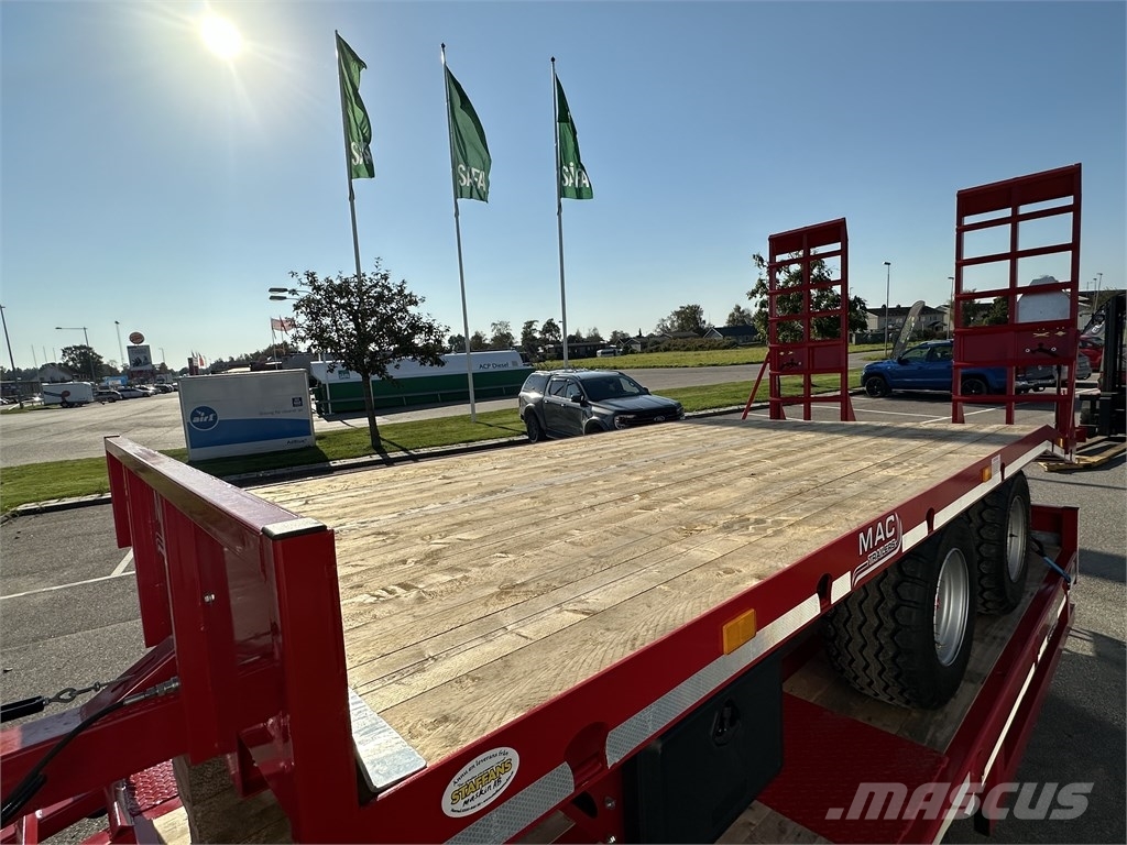 MAC 2 Axlad maskintrailer Góndola de cama rebajada