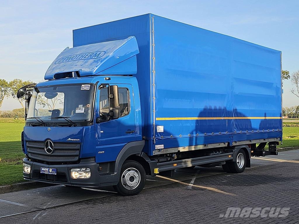Mercedes-Benz ATEGO 818 AIRCO TAILLIFT Schuifzeilopbouw