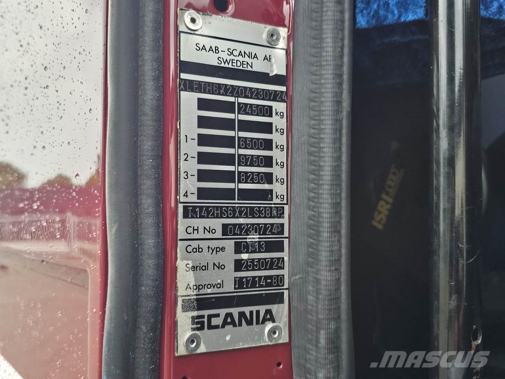 Scania T142.400 V8 / 6x2 BOOGIE / TORPEDO / HAUBER Motrici e Trattori Stradali
