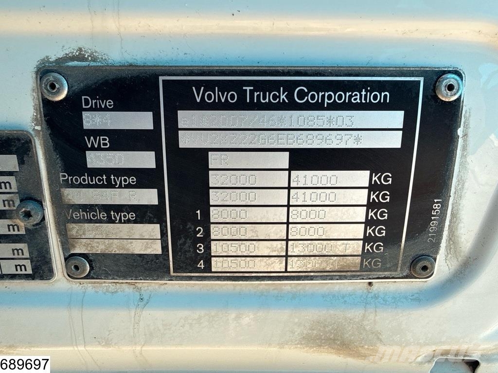 Volvo FMX 420 8x4, EURO 6, Steel spring suspension Kipper