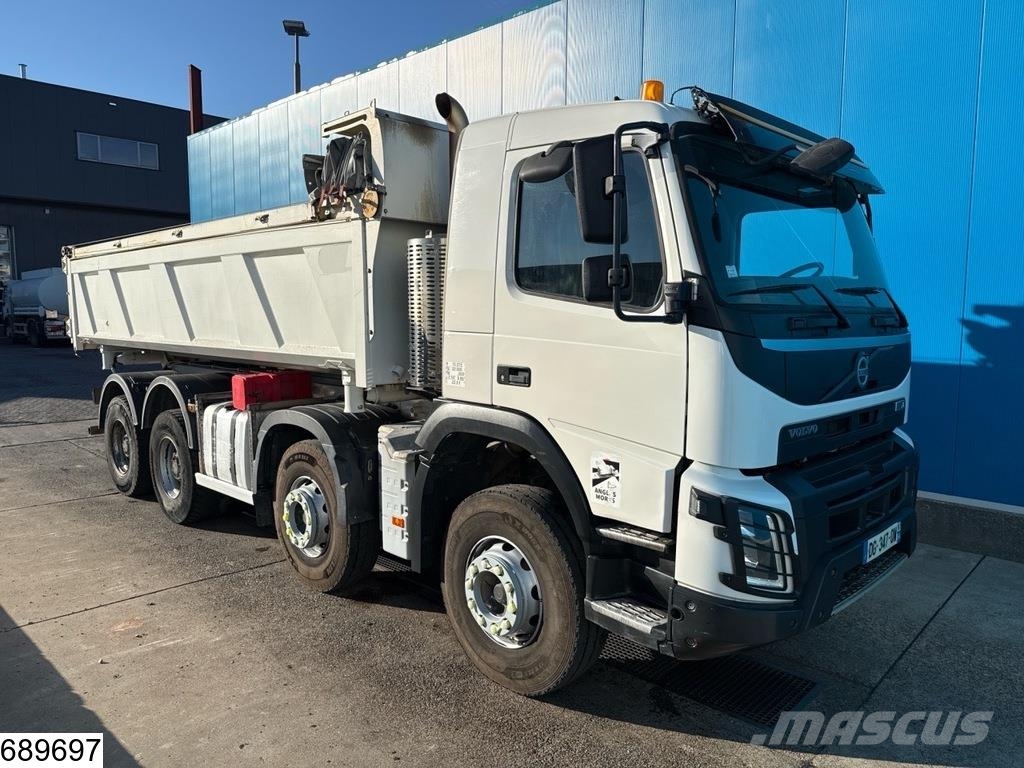 Volvo FMX 420 8x4, EURO 6, Steel spring suspension Kipper