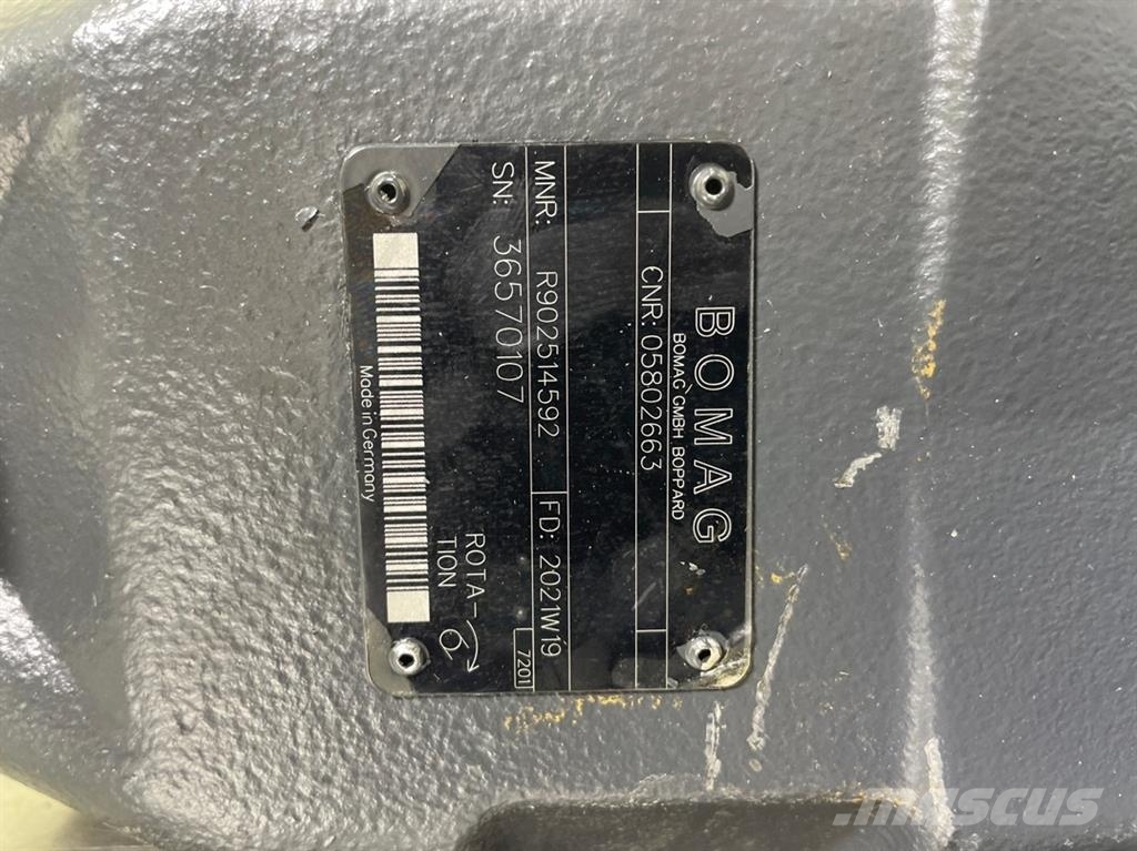 Bomag 05802663-Rexroth A10VO45-Load sensing pump هيدروليات