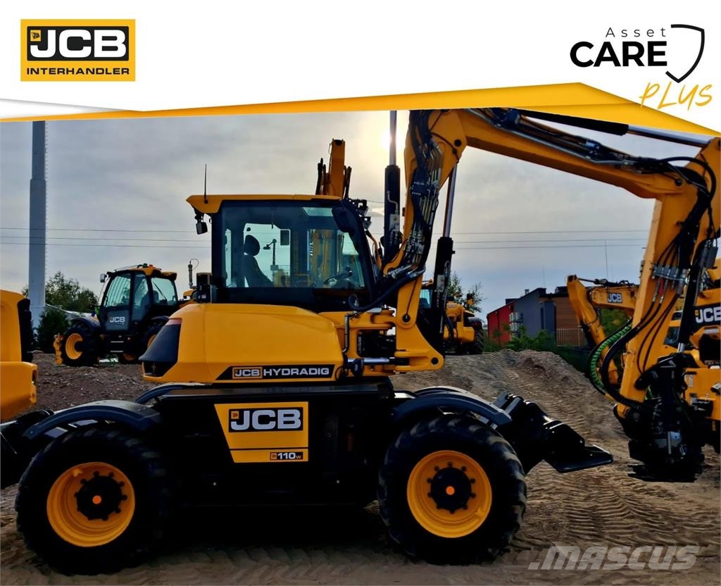 JCB Hydradig 110W Pyöräkaivukoneet