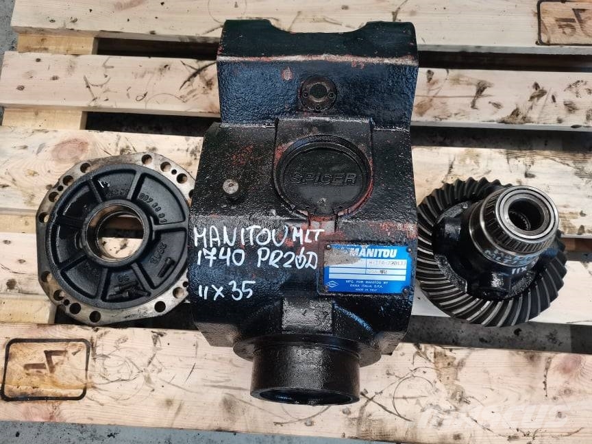 Manitou MT 1740 {Spicer 11X35} differential Eixos