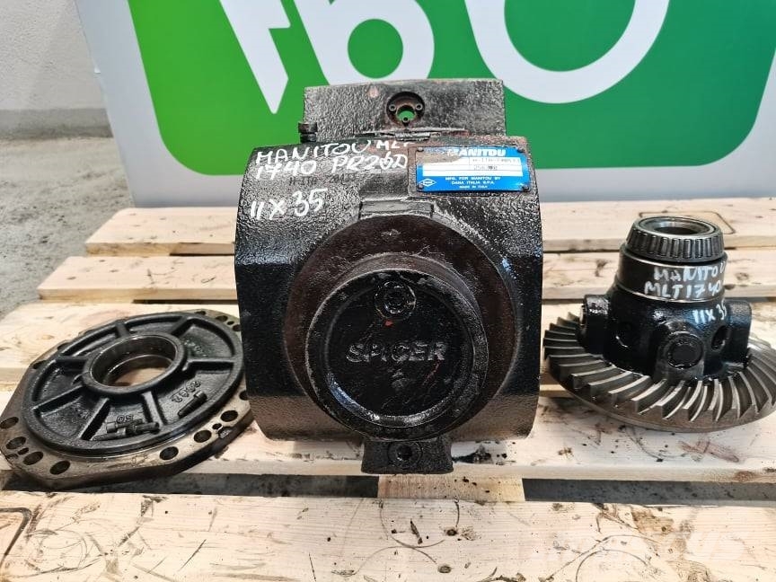 Manitou MT 1740 {Spicer 11X35} differential Eixos