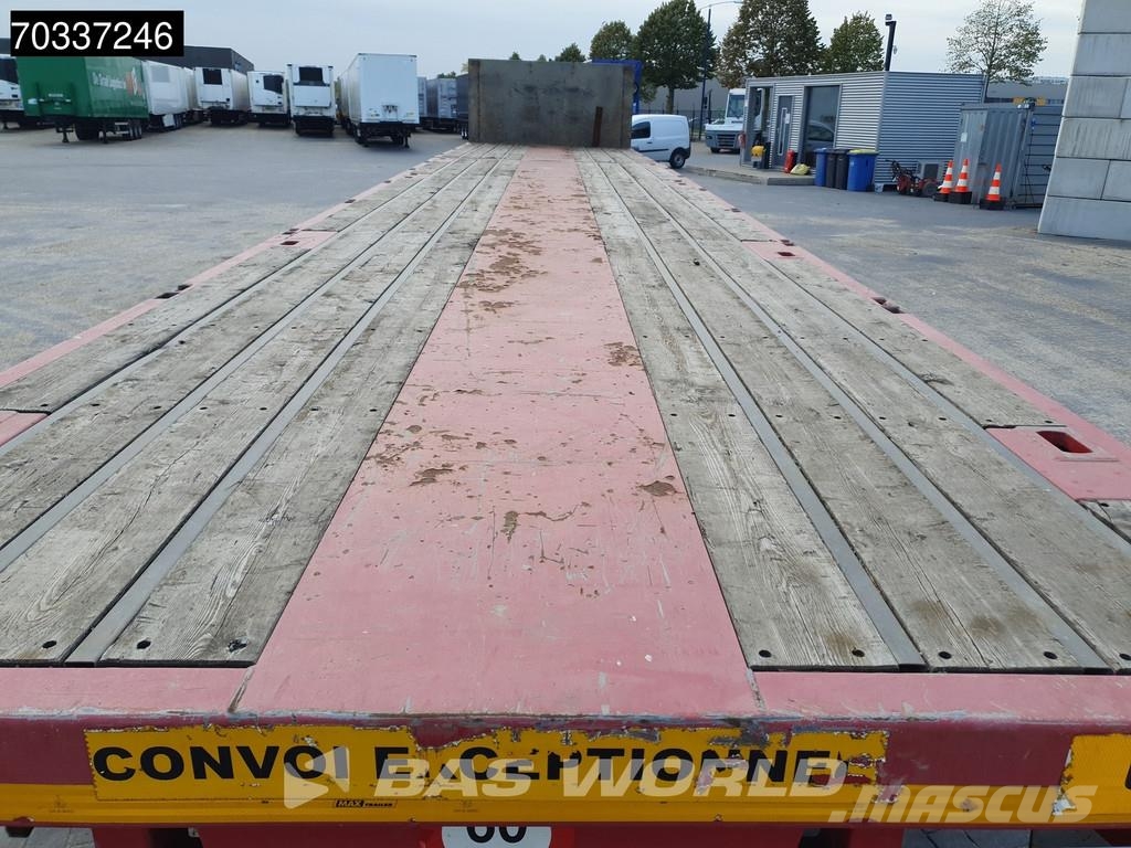 Faymonville F-S43-1AAF 3 axles Extendable Lift + Steering Axle Platós / Ponyvás félpótkocsik