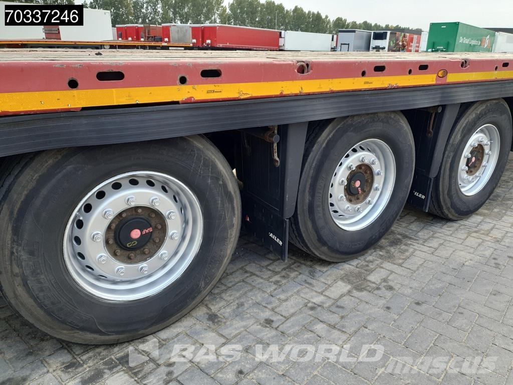 Faymonville F-S43-1AAF 3 axles Extendable Lift + Steering Axle Semirremolques de plataformas planas/laterales abatibles