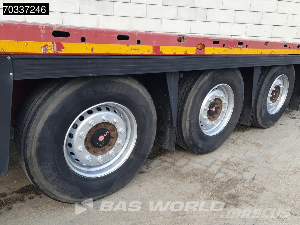 Faymonville F-S43-1AAF 3 axles Extendable Lift + Steering Axle Platós / Ponyvás félpótkocsik