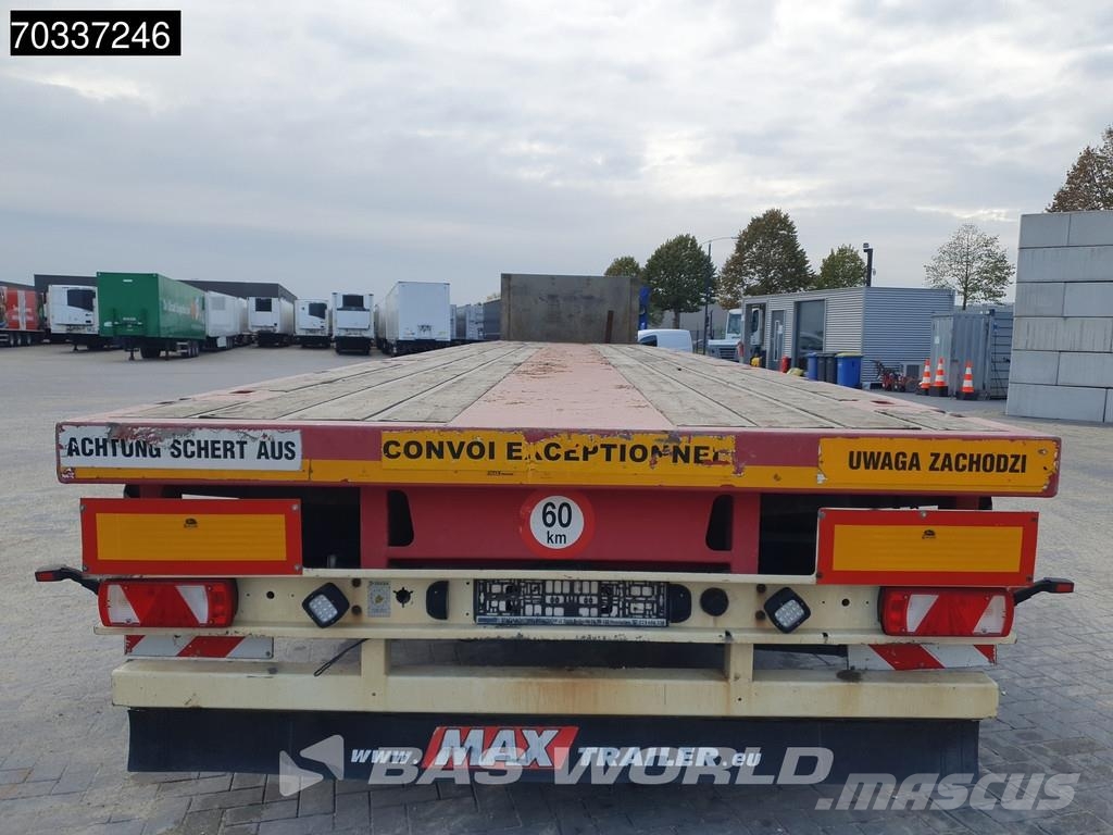 Faymonville F-S43-1AAF 3 axles Extendable Lift + Steering Axle Platós / Ponyvás félpótkocsik