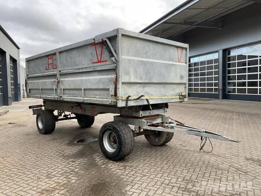  Mulder Wagenbouw Glas Constructie Containerbak wag Ремаркета с кука