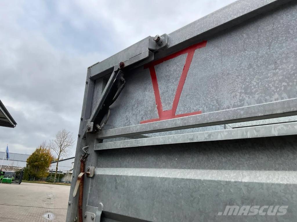  Mulder Wagenbouw Glas Constructie Containerbak wag Ремаркета с кука