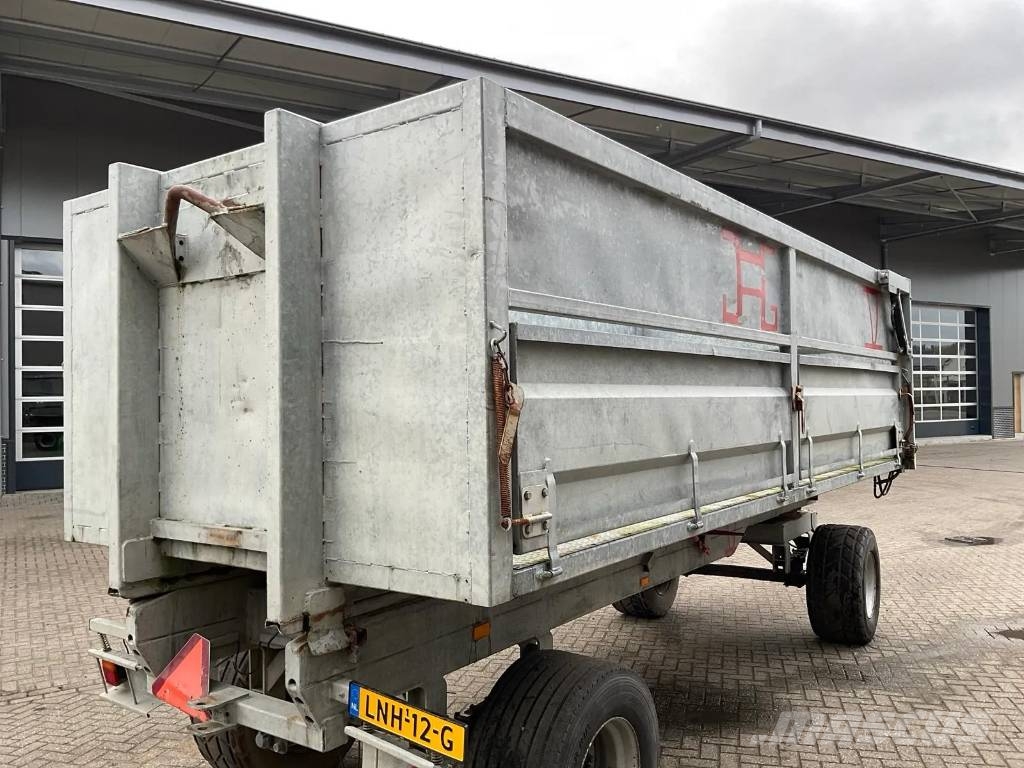  Mulder Wagenbouw Glas Constructie Containerbak wag Ремаркета с кука