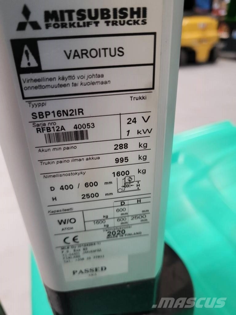 Mitsubishi SBP16N2IR Selbstfahrstapler