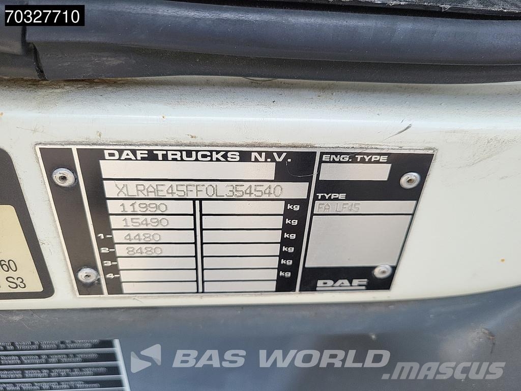 DAF LF45.160 LF 4X2 12tons NL truck APK Automatic Euro Dobozos teherautók