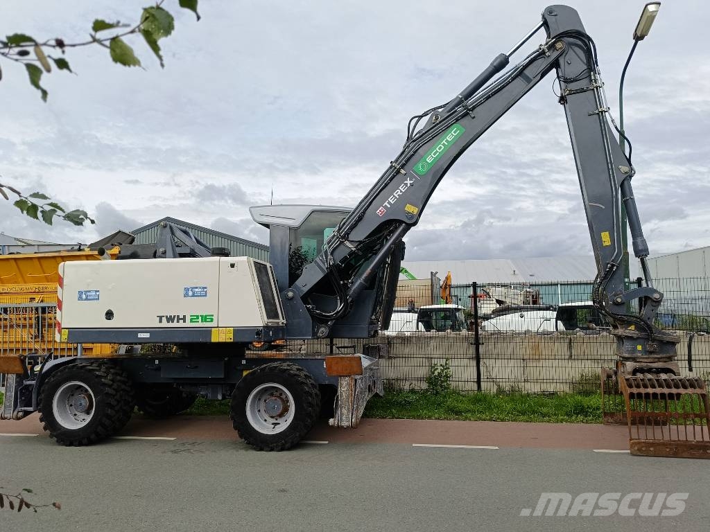 Terex TWH 216 S5 16,5 ton wastehandler overslagkraan Waste / industry handlers