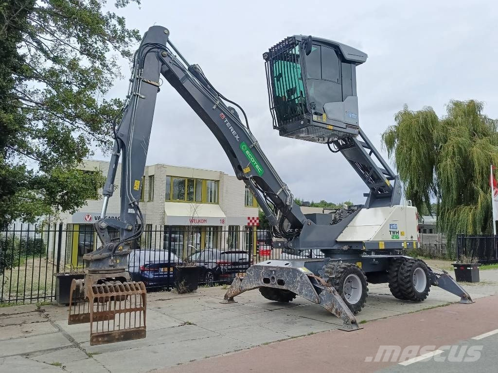 Terex TWH 216 S5 16,5 ton wastehandler overslagkraan Waste / industry handlers