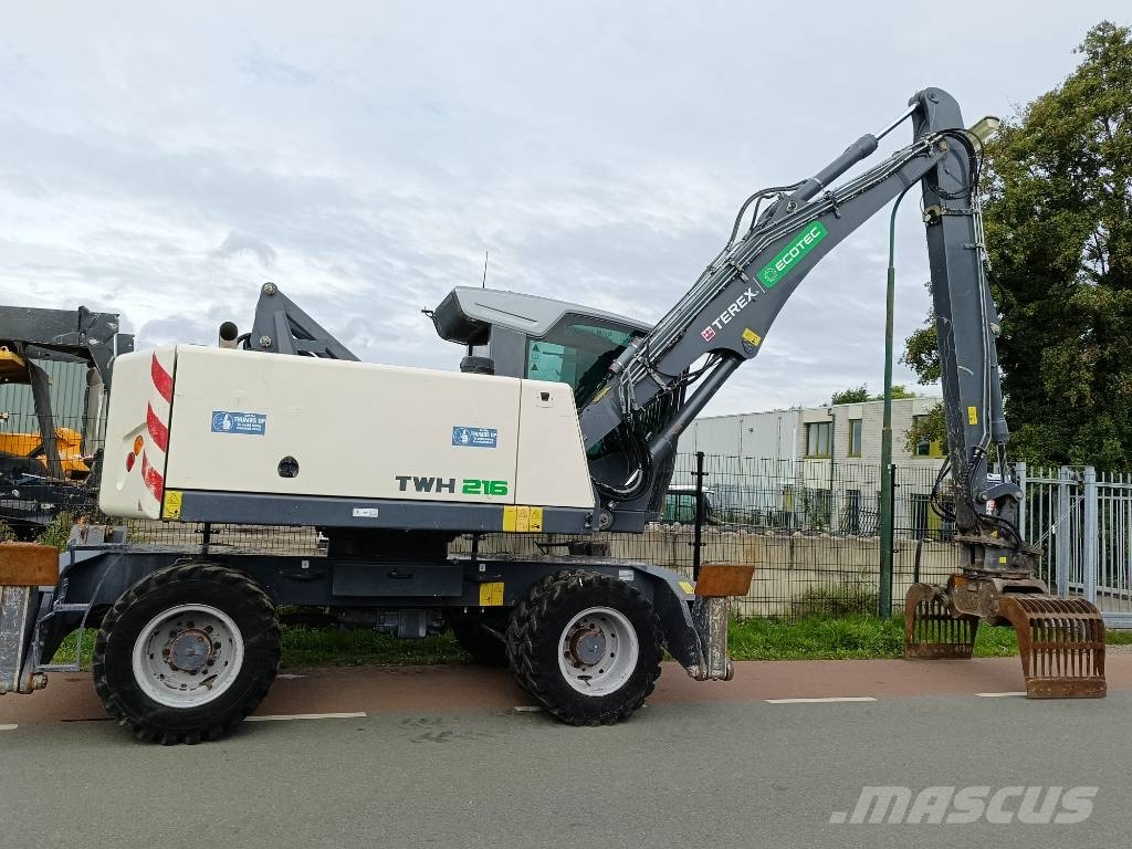 Terex TWH 216 S5 16,5 ton wastehandler overslagkraan Waste / industry handlers