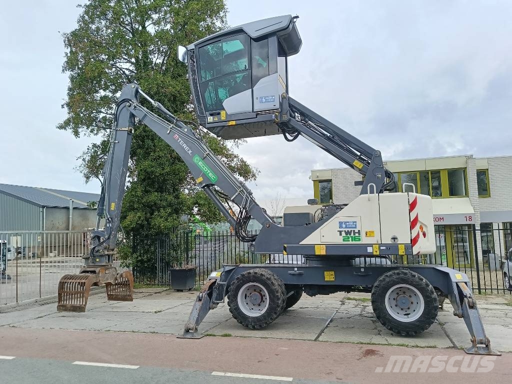 Terex TWH 216 S5 16,5 ton wastehandler overslagkraan Waste / industry handlers
