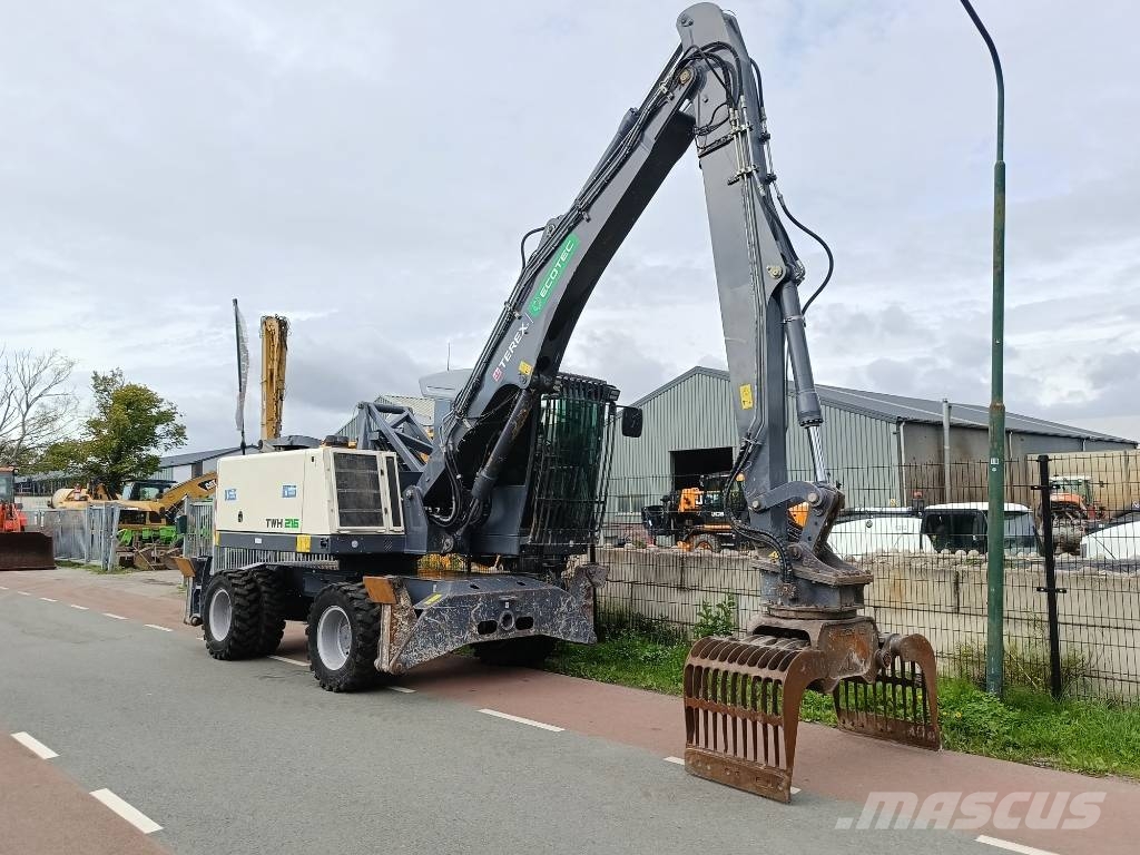 Terex TWH 216 S5 16,5 ton wastehandler overslagkraan Waste / industry handlers
