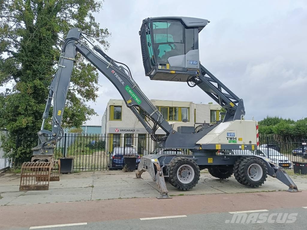 Terex TWH 216 S5 16,5 ton wastehandler overslagkraan Waste / industry handlers