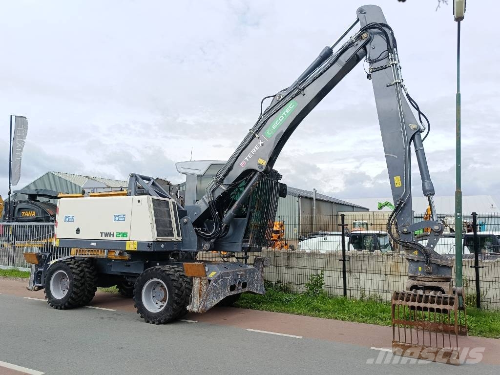 Terex TWH 216 S5 16,5 ton wastehandler overslagkraan Waste / industry handlers