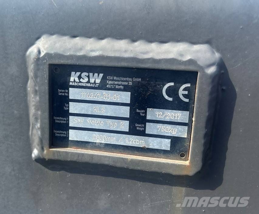 Volvo Klappschaufel für L 35 G 버켓