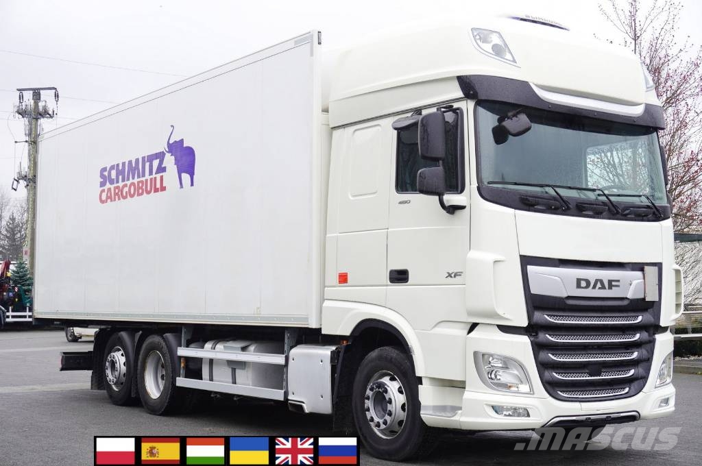 DAF XF 480 6x2 E6 / Schmitz 19 EPAL Doppelstock Chłodnie samochodowe