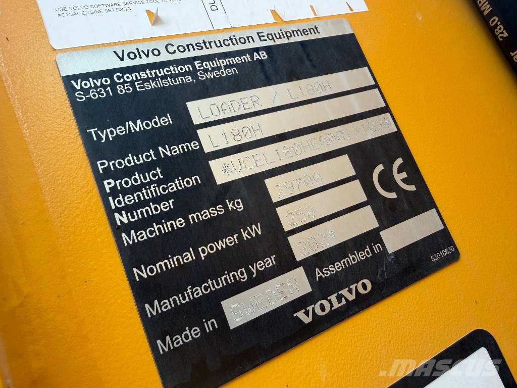 Volvo L 180 H Kolesni nakladalci