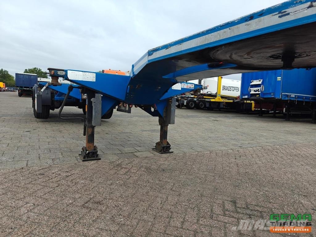 D-tec FLEXITRAILER Multi - 3x Extendable - Lift Axle - 4 نصف مقطورات حاويات