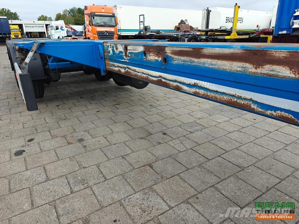 D-tec FLEXITRAILER Multi - 3x Extendable - Lift Axle - 4 نصف مقطورات حاويات