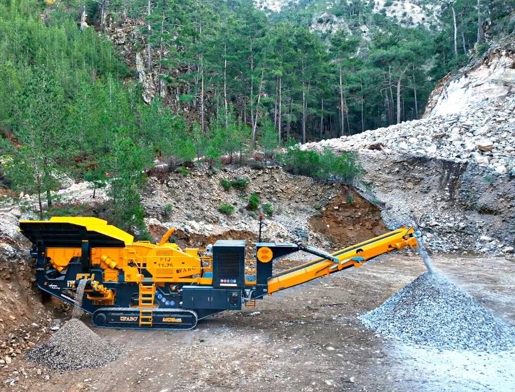 Fabo FTJ 11-75 Concasseur à mâchoires STOCK Mobile crushers