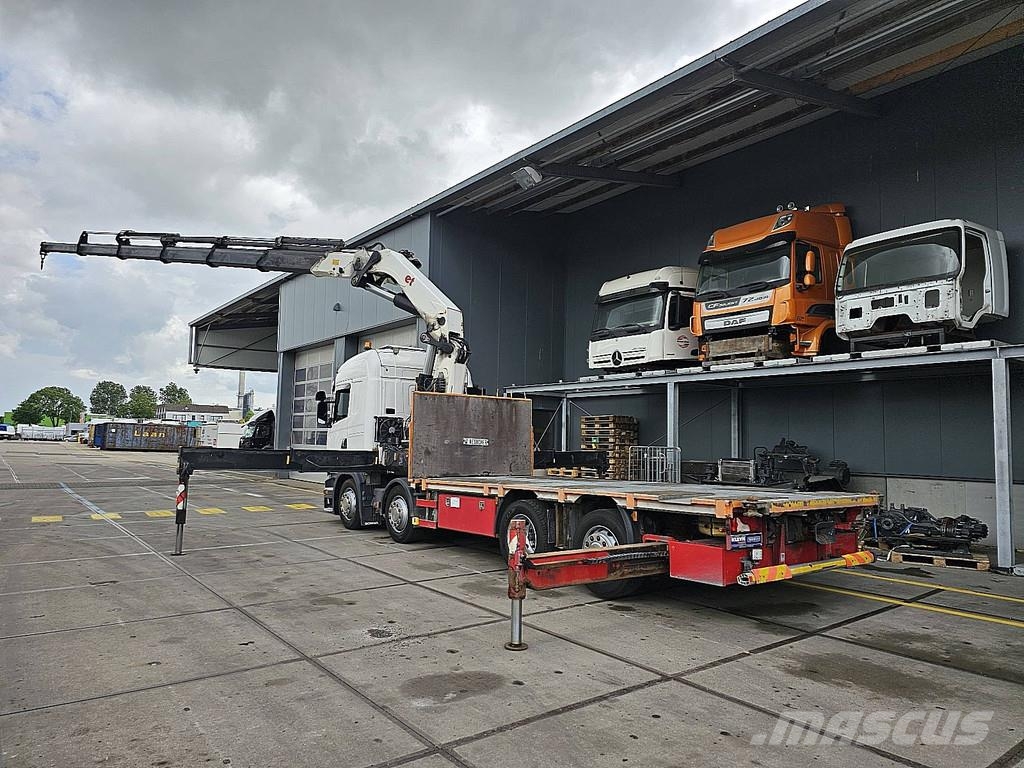 Scania R490 HMF 6020 Camiones de cama baja