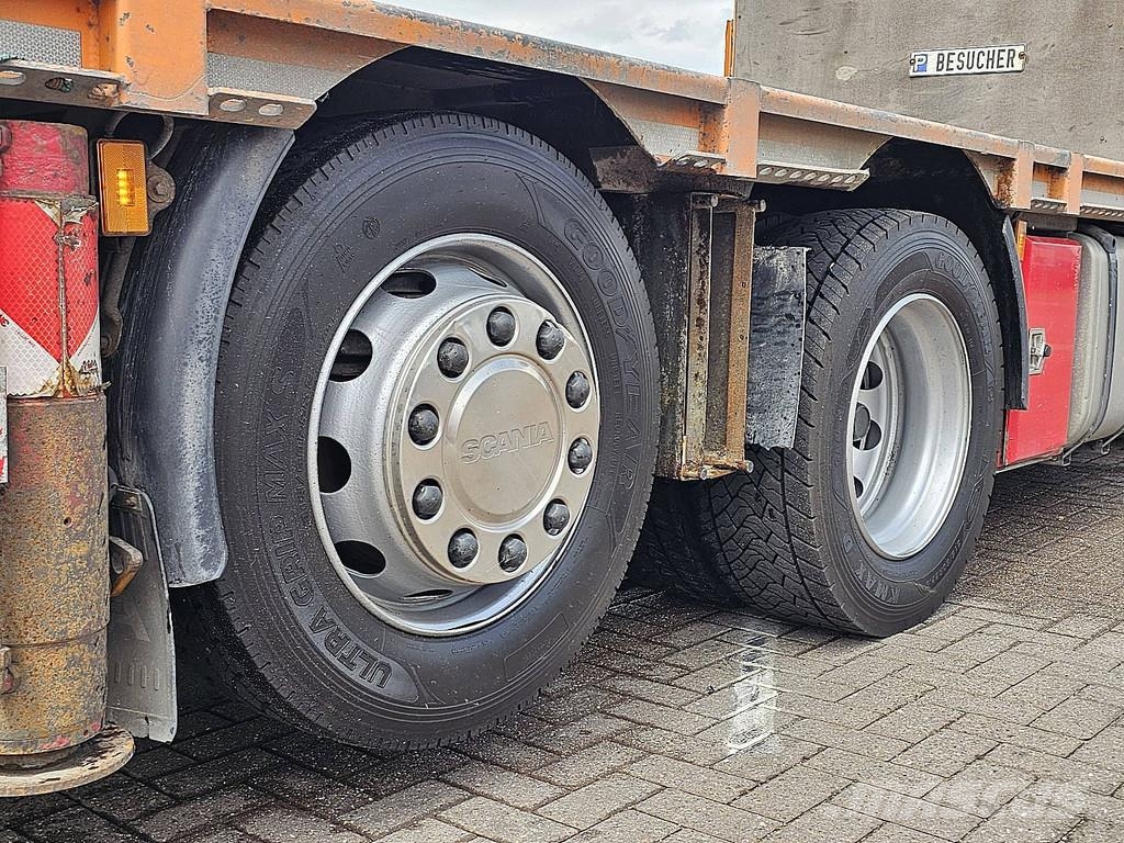 Scania R490 HMF 6020 Camiones de cama baja