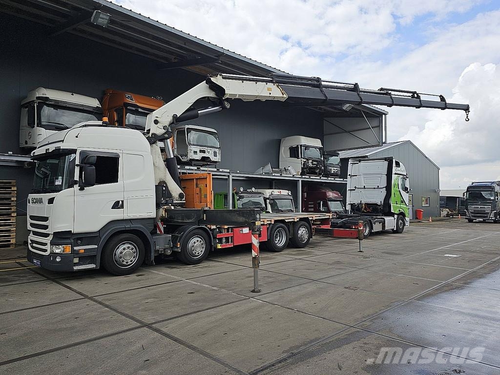 Scania R490 HMF 6020 Camiones de cama baja
