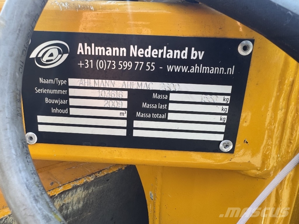 Ahlmann 3-in-1 Leveller Ahlmac 2600 Höövlid