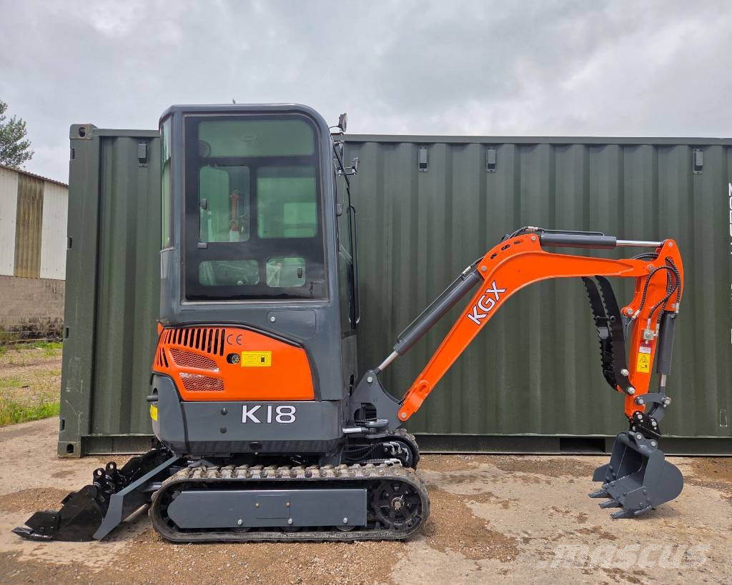 KGX K18 Kubota Powered Mini Digger Minigraafmachines < 7t