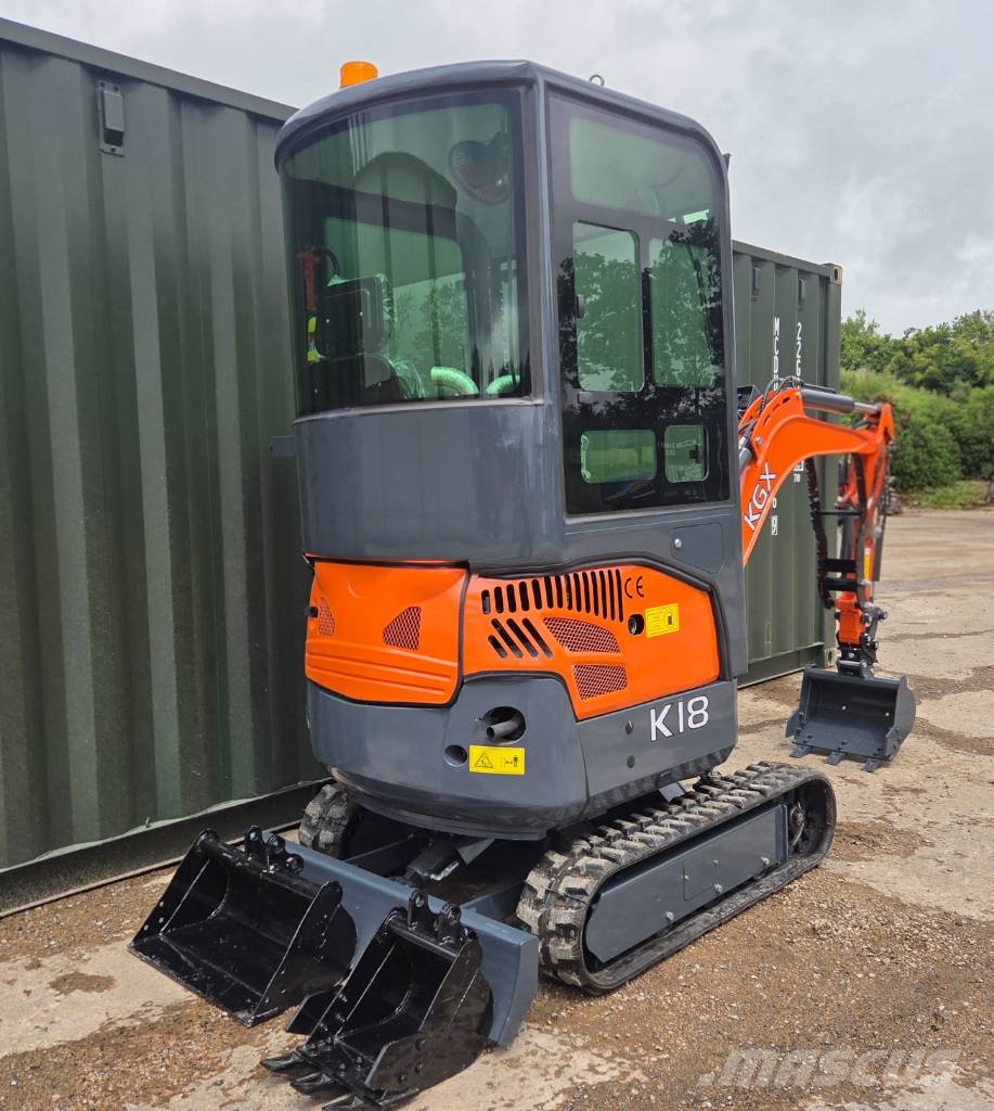 KGX K18 Kubota Powered Mini Digger Minigraafmachines < 7t