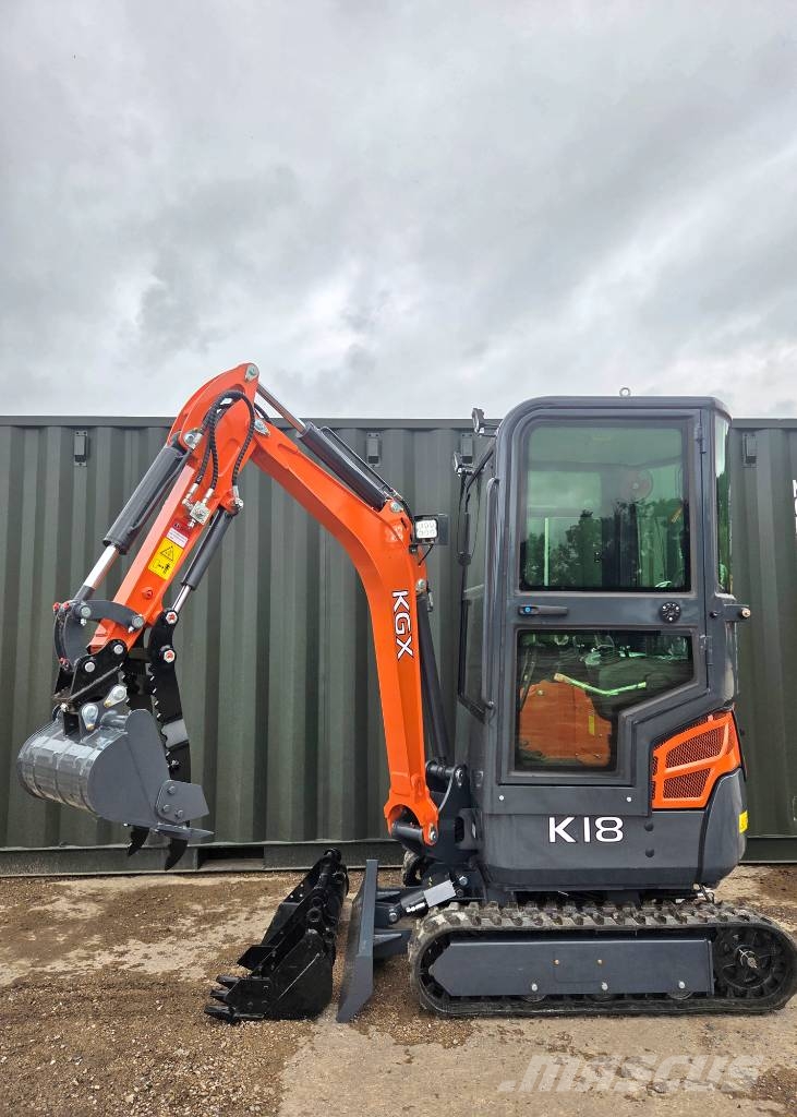 KGX K18 Kubota Powered Mini Digger Minigraafmachines < 7t
