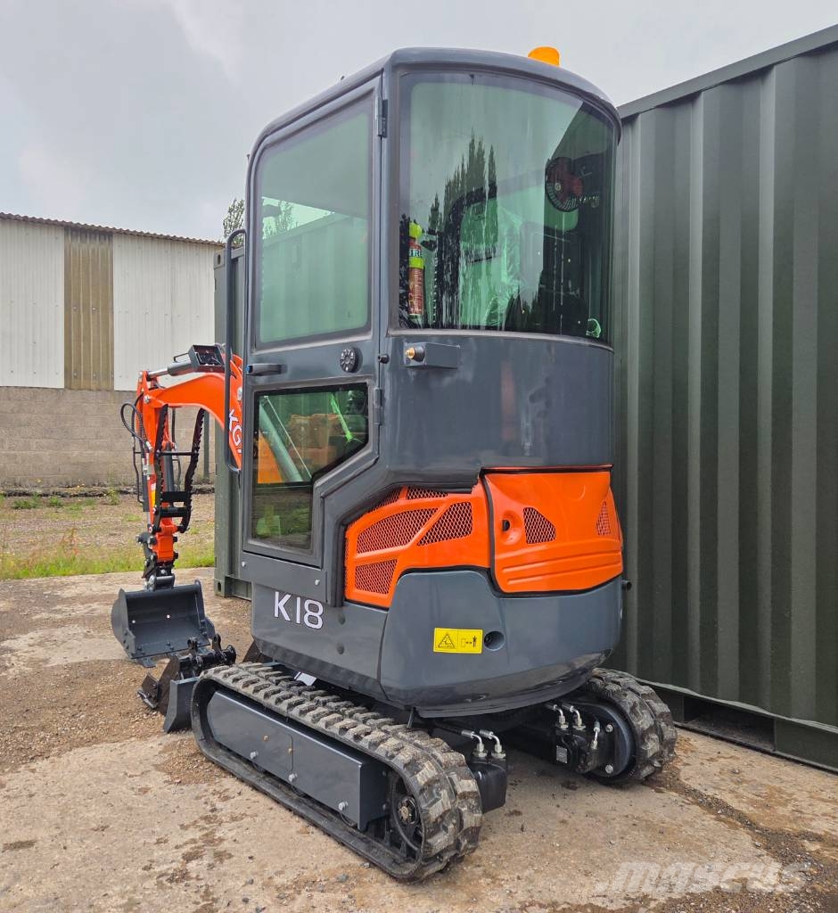 KGX K18 Kubota Powered Mini Digger Minigraafmachines < 7t