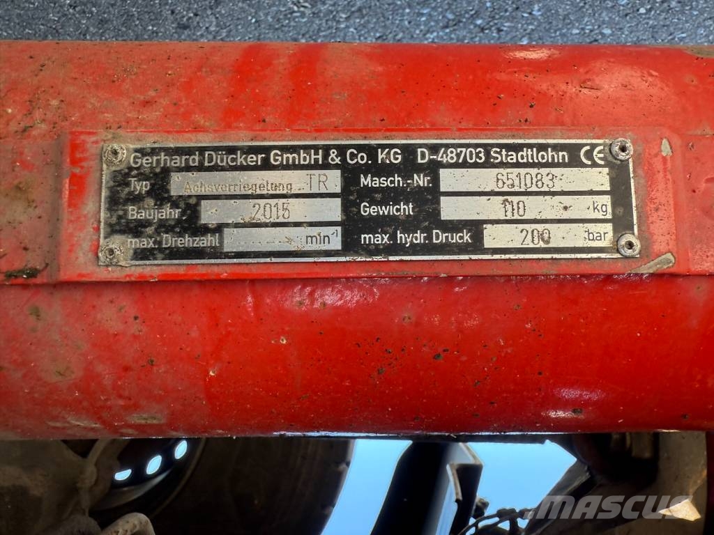 Unimog U500 4x4 / Dücker Tip / Sug / Slagleklipper Bañeras basculantes usadas