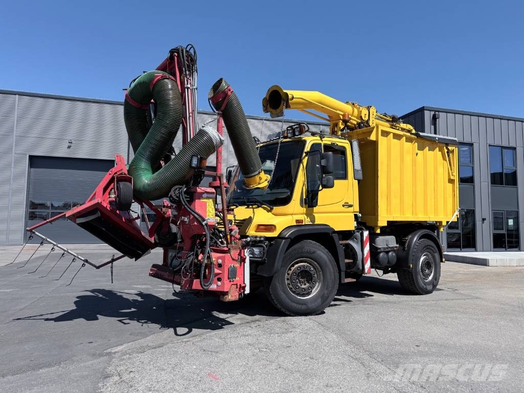 Unimog U500 4x4 / Dücker Tip / Sug / Slagleklipper Bañeras basculantes usadas