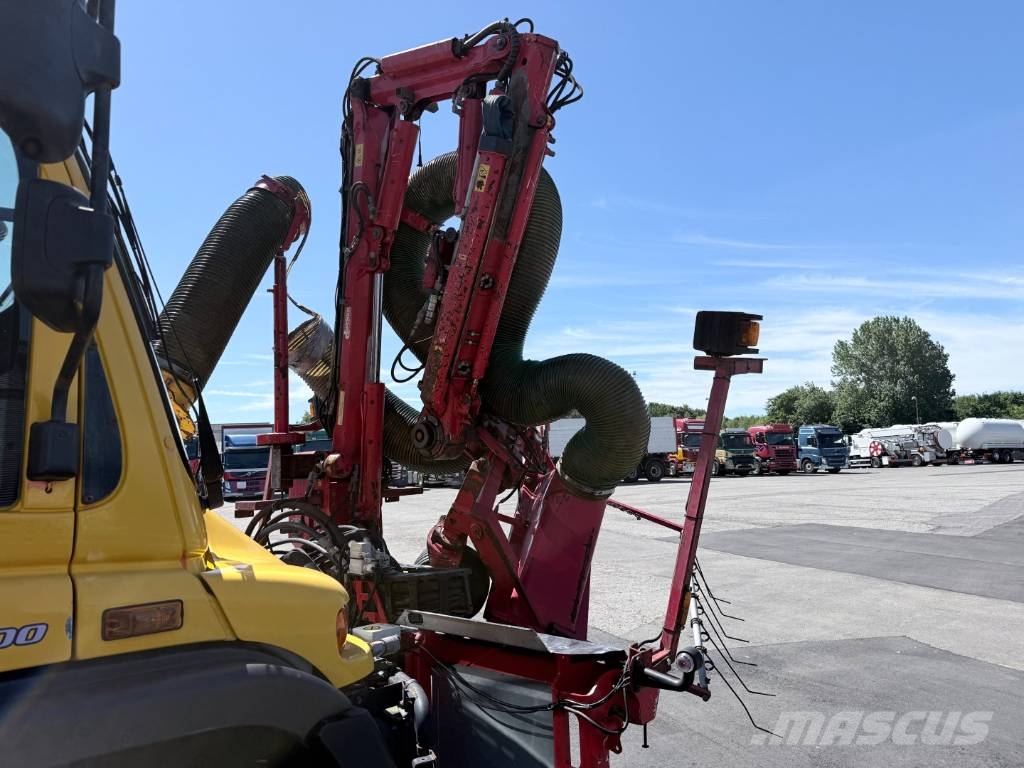Unimog U500 4x4 / Dücker Tip / Sug / Slagleklipper Bañeras basculantes usadas