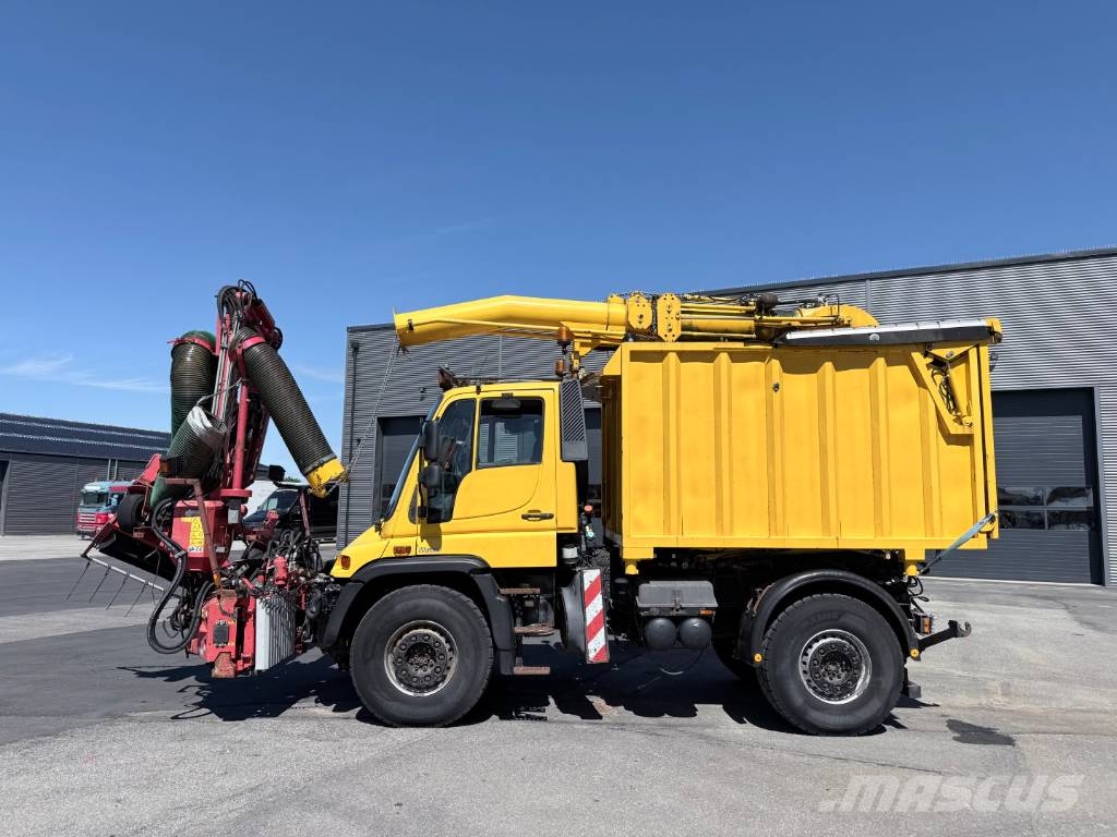 Unimog U500 4x4 / Dücker Tip / Sug / Slagleklipper Bañeras basculantes usadas