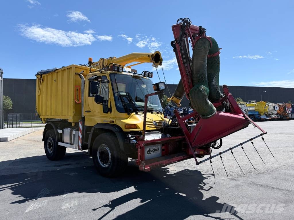 Unimog U500 4x4 / Dücker Tip / Sug / Slagleklipper Bañeras basculantes usadas