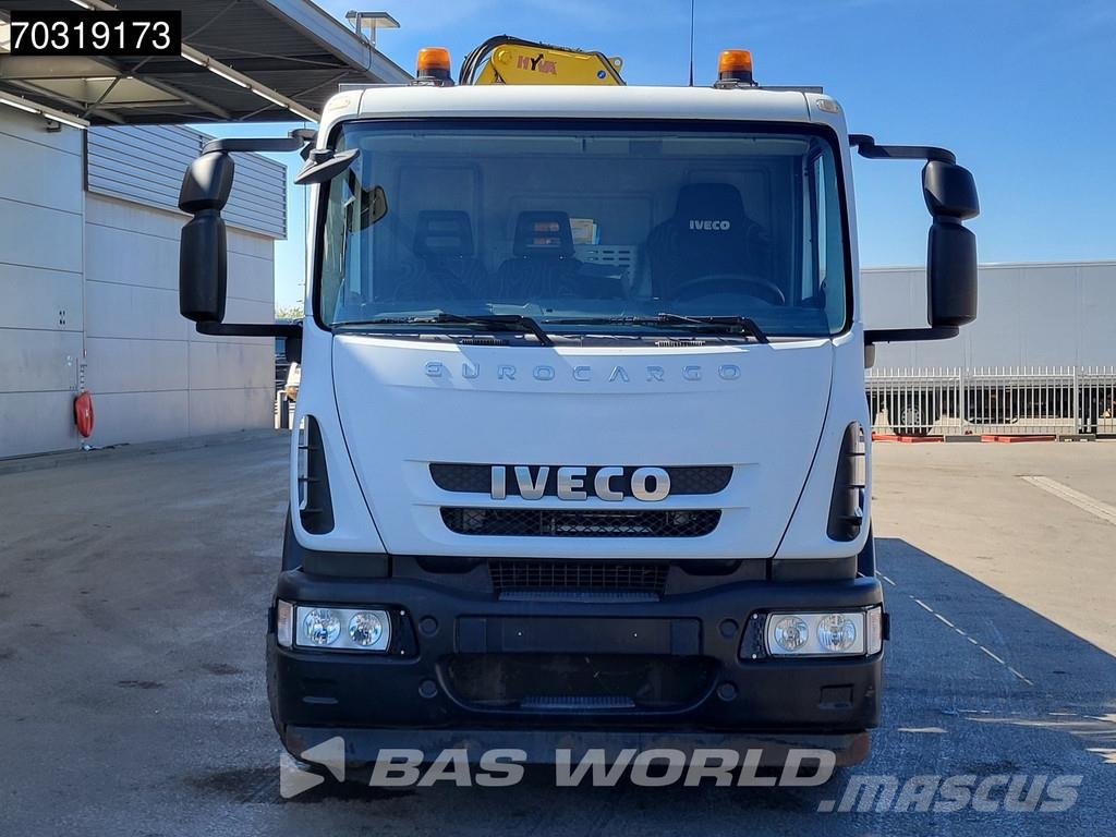Iveco Eurocargo 180E300 4X2 Hyva V911 3S Crane Kran Telm Platte bakwagens